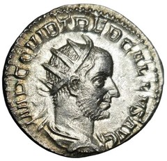 Trebonianus Gallus AR Antoninianus PAX AETERNA Milan Mint Special Emission MS