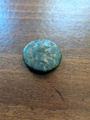 Roman Empire Domitian 81-96 AD AE21 Cappadocia “A’s” Bronze Coin RPC II 1690 9g