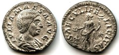 Silver denarius of Julia Maesa ‘SAECVLI FELICITAS’, (220-222 AD), Roman Empire