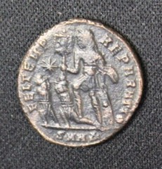 Constantius II 337 SD Centenionalis Ancient Roman Bronze Coin Nicomedia AE-3