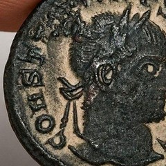 FOLLIS ROMAN EMPIRE CONSTANTINE II 320-321 AD BRONZE SISCIA MINT
