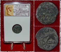Ancient Roman Empire Coin CLAUDIUS Judaea Mint By Antoninus Felix Jerusalem