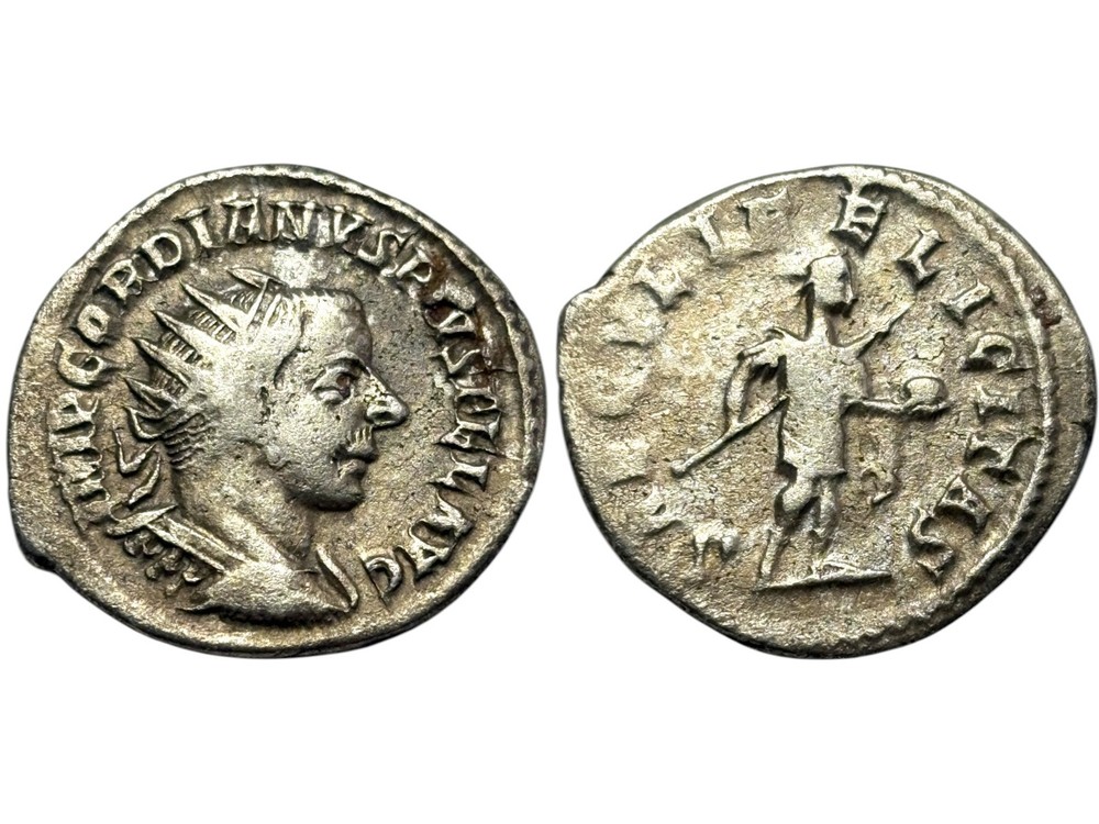 Gordian III, Antoninian, Antioch, 242-244 AD. [ROM_4128]