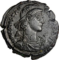 Constantius II Fallen Horseman – DOUBLE STRIKE Error – Antioch ANAI – Choice EF
