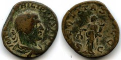 Bronze sestertius of Philip I (244-249 AD), Rome, Roman Empire (RIC 166a)