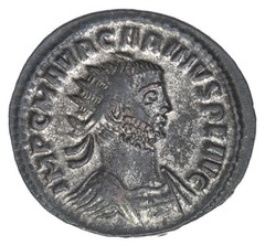 Roman Empire AD 283-285 Silvered Æ Antoninianus Carinus