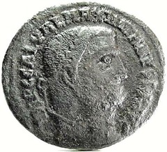 Roman Empire (Galerio MASSIMIANO) Follis-ALESSANDRIA