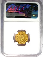 Diocletian AV Aureus Gold Roman Coin 284 AD – Certified NGC Choice XF (EF)