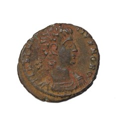 Bronze Follis Delmatius Aquileia Mint RIC.399 Ancient Coin