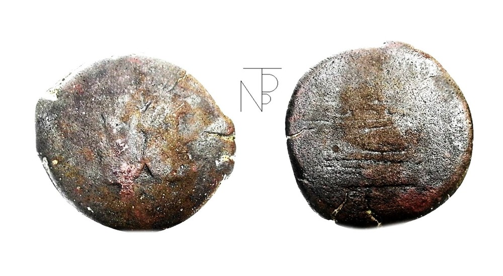 ROMAN Republic (ANONYMOUS) Acse-JANUS/Prow