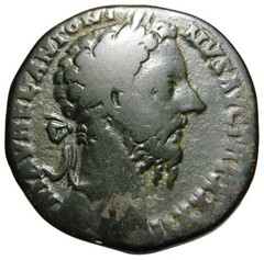 Marcus Aurelius (161-180 AD) Æ Sestertius, Felicitas
