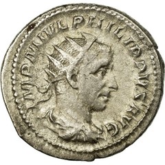 [#61558] Philip I, Antoninianus, Billon, AU, Cohen:215