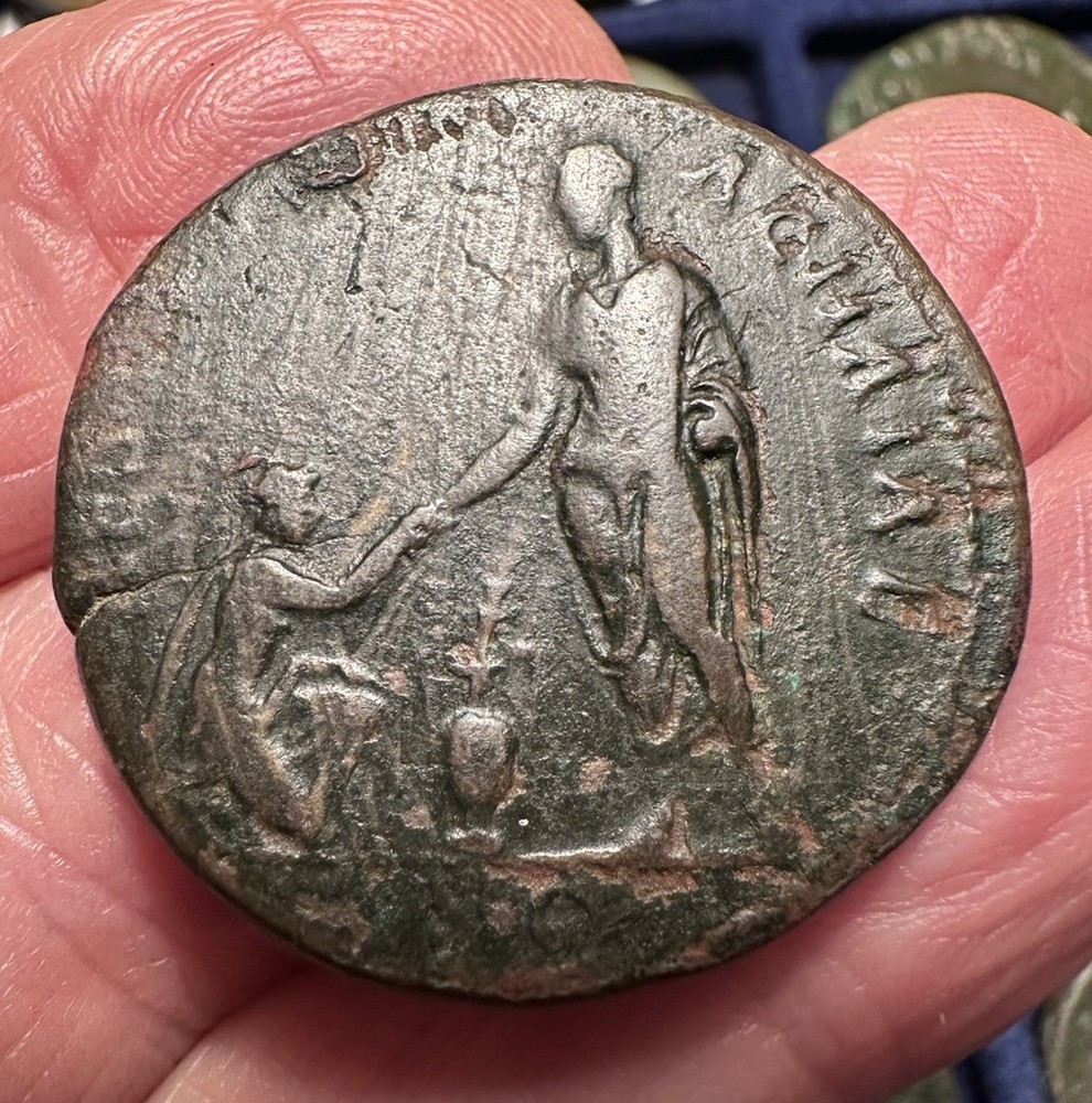 HADRIAN – Sestertius ￼118-138, Restoratius