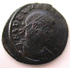Delmatius Billon reduced centionalis Gloria Exercitus Thessalonica (ref.190)