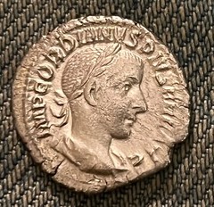 Gordian III AD 238-244 silver Denarius XF