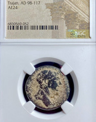 Emperor Trajan 98AD-117AD Ancient Roman Coin NGC Genuine Certified Nice As