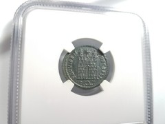Constantine II Roman Empire Nummus NGC AU Camp Gate Castle Keep Ancient Caesar