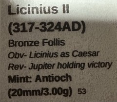 Licinius II (317-324AD) As Caesar, Bronze Follis