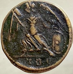 Founding of Constantinopolis Roman Coin 330AD Victory Prow Constantine Genuine