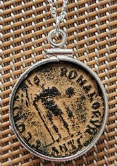 Authentic Ancient Roman Coin Emperor Honorius Sterling Silver Necklace with COA