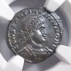 Constantine II Roman Empire BI Nummus AE3/4 NGC MS Ancient Epfig Hoard Pedigree