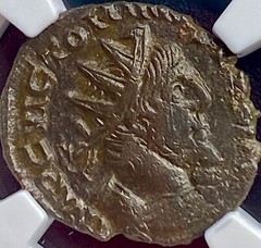 NGC Graded Ancient Roman Coin Emperor Victorinus 269AD-271AD Gallic ChVF Genuine