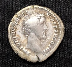Antoninus Pius AD 138-161 Roman Empire AR Denarius