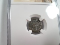 Constantius II Roman Empire BI Nummus AE3/4 NGC XF Ancient Epfig Hoard Pedigree