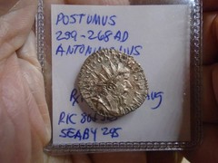 Imperial Rome Postumus 259-268 AD AE Antoninianus (3.1 gm) SEABY 295 XF