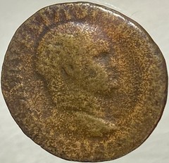 Roman Emperor Vespasian Genuine Ancient Coin 69AD-79AD Bronze As
