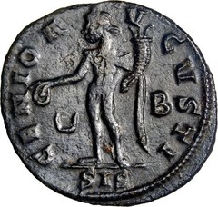 Maximinus II Roman Follis Siscia Genius RIC 207c Extremely Fine Sharp Details