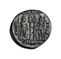 Nice Details SMANA Gloria Constantine I (AD 330-335). AE (17mm, 2.51g). Antioch