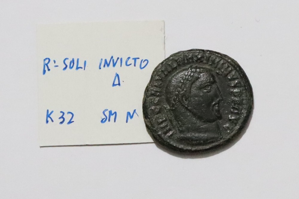 🧭 Maximinus II SOLI INVICTO from Nicomedia A.D. 312 SMN B49 #3870