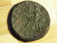 Traiano AE As. 98-99 A.D. ROMAN IMPERIAL, ANTIQUE, COINS, clean.