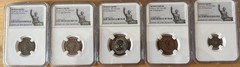 Roman Empire NGC Coin set of 5, AD 253-350, Nice Selection