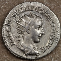 Gordian III Silver AR Antoninianus Coin Ancient Roman Empire – Extremely Fine