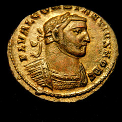 BI Follis Constantius I Rv GENIO POPVLI ROMANI 9.12 grs 25-7mm London AD 300-03