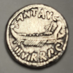 Marc Anthony, Roman Imperatorial AR Denarius, (43-30 BC) Coin