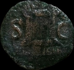Augustus Caesar 27BC-14AD. AE28. Provident SC. Scarce