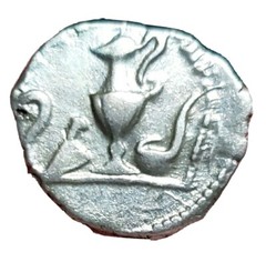 CARACALLA 198-217 AD. Silver Denarius Roman Empire. MS