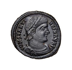 NONE ONLINE FOR SMKΓ Constantine I Max 307AD Follis Gloria Soldiers