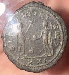 Ancient Roman Coin Probus Antoninianus AD 276-282 Clementia Temp Antioch Mint