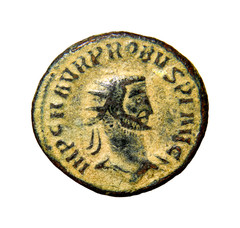 Authentic Roman Coin Probus BI Antoninianus. Siscia, AD 276 Clementia Nice Port
