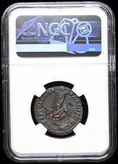 ROMAN EMPIRE. Severus II. As Caesar, AD 305-306. Æ Follis, Carthage, NGC Fine