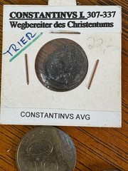 Constantine The Great (307-337) Alexandria Posthumous Issue (Hand of God) R1286