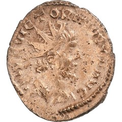 [#135516] Victorinus, Antoninianus, 269-270, Cologne, Billon, VF, RIC:67