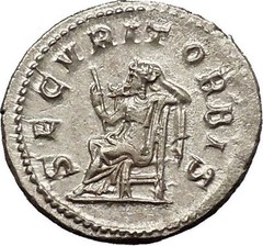 Philip I ‘the Arab’ 245AD Rome mint Silver Ancient Roman Coin Security i52054