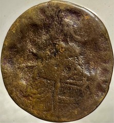 Roman Coin 41AD-50AD Emperor Claudius I Ceres Seated Dupondius