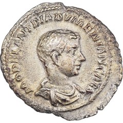[#1021733] Coin, Diadumenian, Denarius, AD 217-218, Rome, AU, Silver, RIC:102