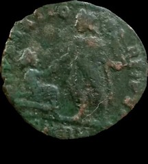 Gratian Augustus 367-383 AD, EXTREMELY RARE – AE 23. Roman Imperial